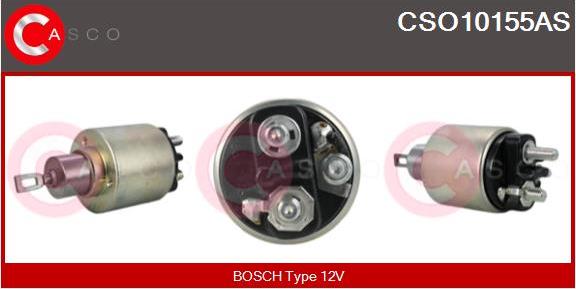 Casco CSO10155AS - Тяговое реле, соленоид, стартер www.autospares.lv