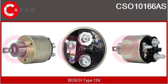 Casco CSO10166AS - Тяговое реле, соленоид, стартер www.autospares.lv