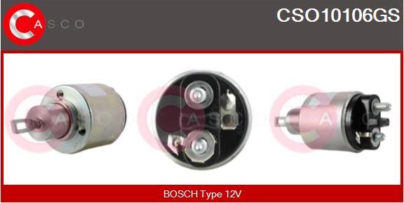 Casco CSO10106GS - Solenoid Switch, starter www.autospares.lv