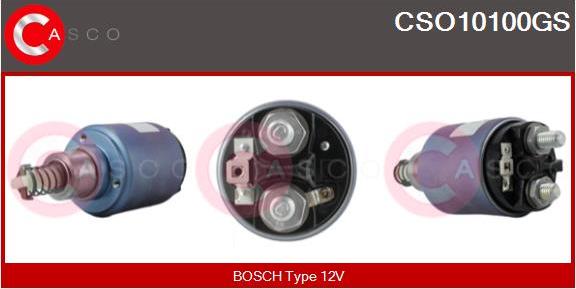 Casco CSO10100GS - Solenoid Switch, starter www.autospares.lv