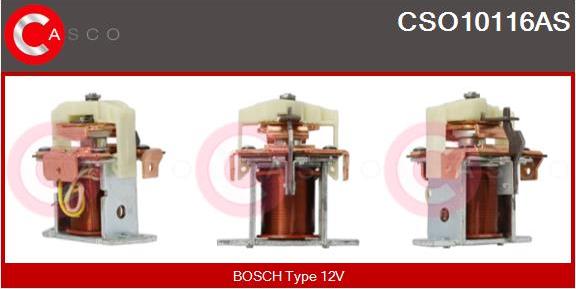 Casco CSO10116AS - Ievilcējrelejs, Starteris autospares.lv