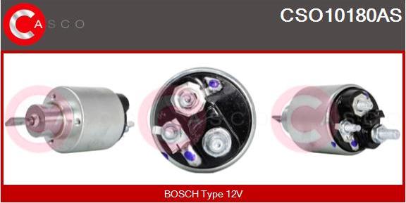 Casco CSO10180AS - Тяговое реле, соленоид, стартер www.autospares.lv