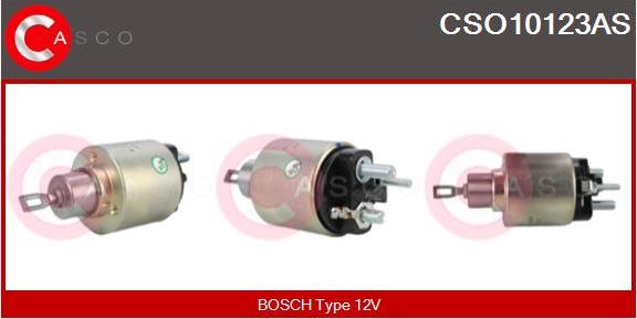 Casco CSO10123AS - Solenoid Switch, starter www.autospares.lv