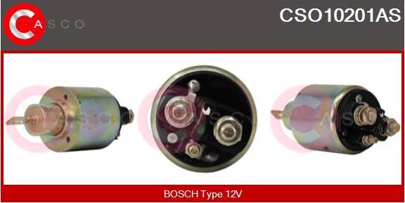 Casco CSO10201AS - Solenoid Switch, starter www.autospares.lv