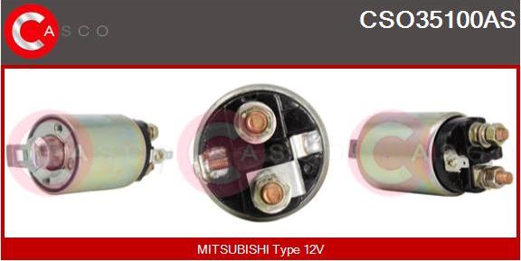 Casco CSO35100AS - Solenoid Switch, starter www.autospares.lv