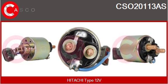 Casco CSO20113AS - Ievilcējrelejs, Starteris www.autospares.lv