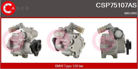 Casco CSP75107AS - Hydraulic Pump, steering system www.autospares.lv