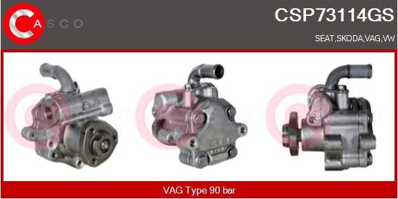 Casco CSP73114GS - Hydraulic Pump, steering system www.autospares.lv