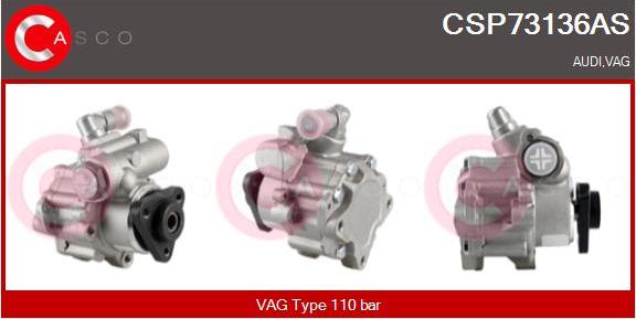 Casco CSP73136AS - Hydraulic Pump, steering system www.autospares.lv