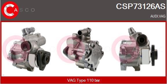 Casco CSP73126AS - Hydraulic Pump, steering system www.autospares.lv