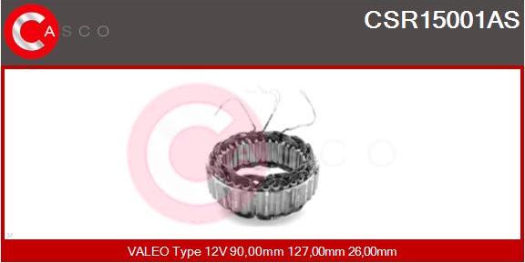 Casco CSR15001AS - Статор, генератор www.autospares.lv