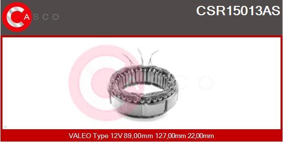 Casco CSR15013AS - Stator, alternator www.autospares.lv