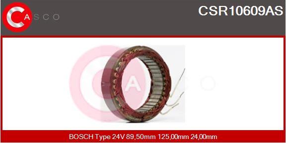 Casco CSR10609AS - Stators, Ģenerators www.autospares.lv