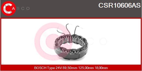 Casco CSR10606AS - Stators, Ģenerators www.autospares.lv