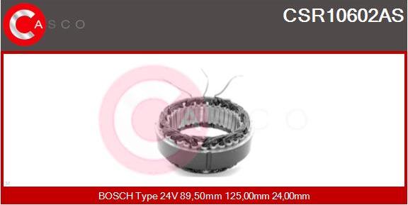 Casco CSR10602AS - Stators, Ģenerators www.autospares.lv