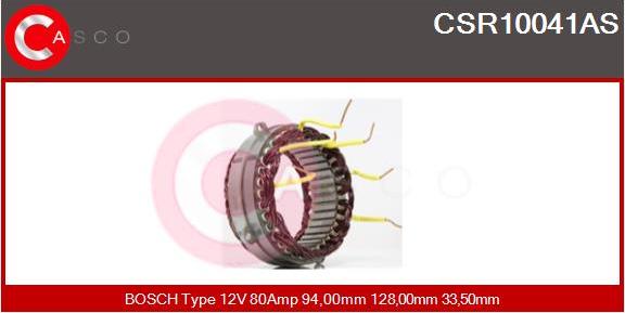 Casco CSR10041AS - Stators, Ģenerators autospares.lv