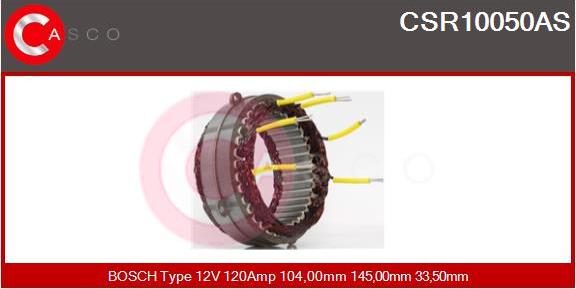 Casco CSR10050AS - Stators, Ģenerators autospares.lv