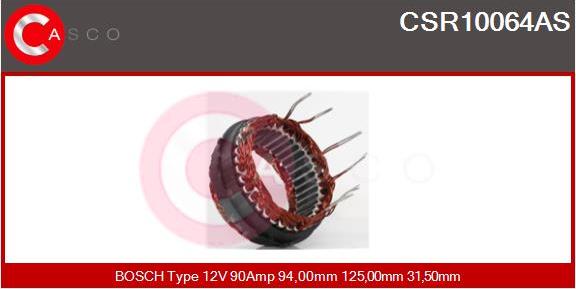 Casco CSR10064AS - Статор, генератор www.autospares.lv