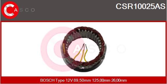 Casco CSR10025AS - Stators, Ģenerators www.autospares.lv