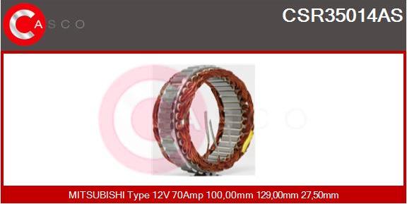 Casco CSR35014AS - Stator, alternator www.autospares.lv