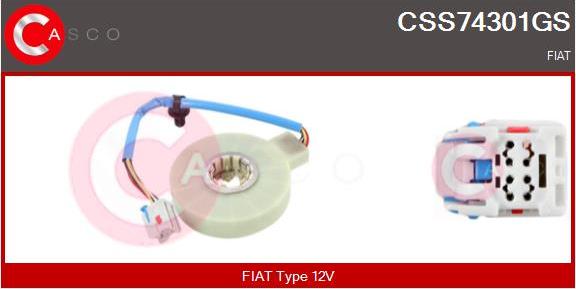 Casco CSS74301GS - Steering Angle Sensor www.autospares.lv