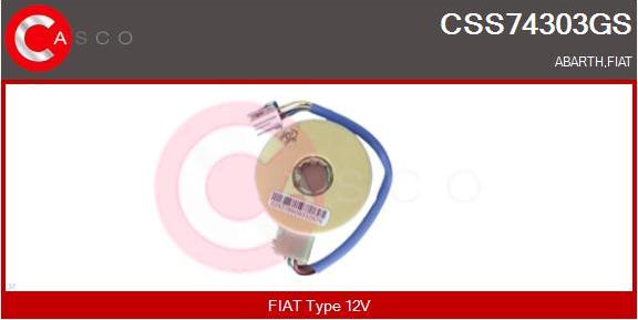 Casco CSS74303GS - Steering Angle Sensor www.autospares.lv