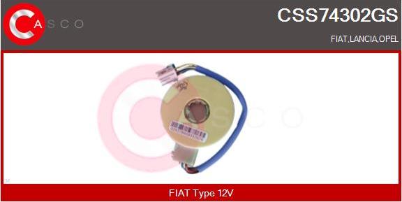 Casco CSS74302GS - Steering Angle Sensor www.autospares.lv