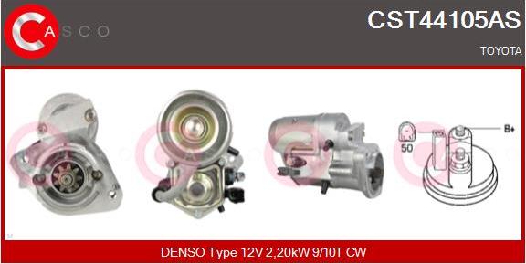 Casco CST44105AS - Starter www.autospares.lv