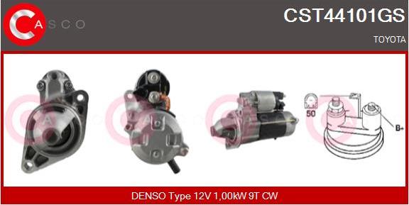 Casco CST44101GS - Starter www.autospares.lv