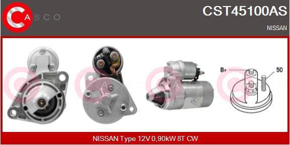 Casco CST45100AS - Starter www.autospares.lv