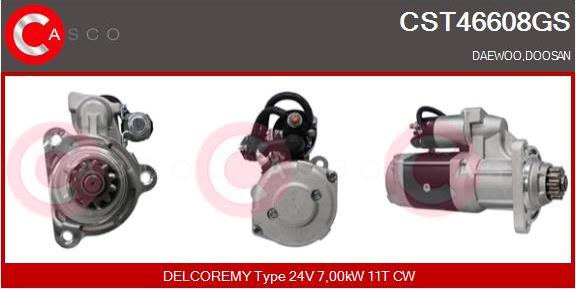 Casco CST46608GS - Starter www.autospares.lv