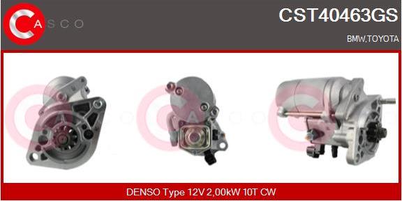 Casco CST40463GS - Starteris www.autospares.lv