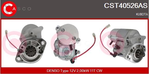 Casco CST40526AS - Starter www.autospares.lv