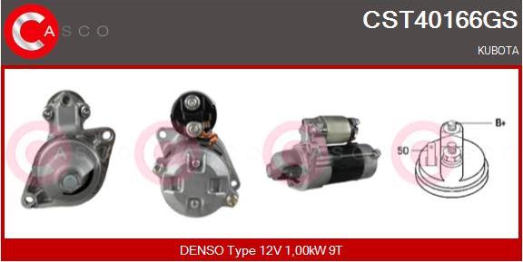 Casco CST40166GS - Стартер www.autospares.lv