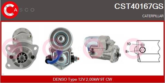 Casco CST40167GS - Starter www.autospares.lv