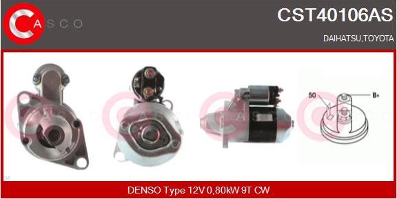 Casco CST40106AS - Starter www.autospares.lv