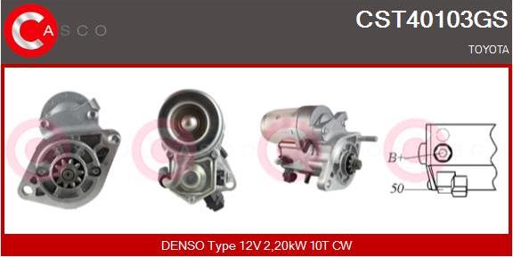 Casco CST40103GS - Starter www.autospares.lv