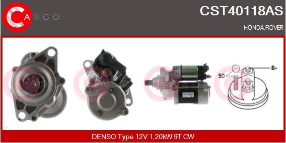 Casco CST40118AS - Starter www.autospares.lv