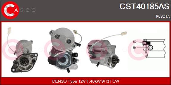 Casco CST40185AS - Стартер www.autospares.lv