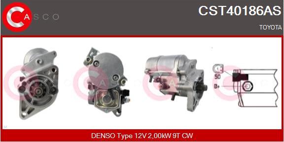 Casco CST40186AS - Starter www.autospares.lv