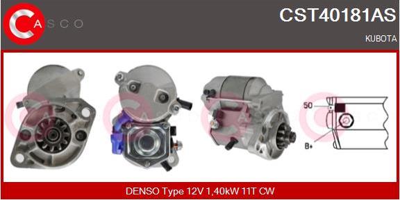 Casco CST40181AS - Starter www.autospares.lv