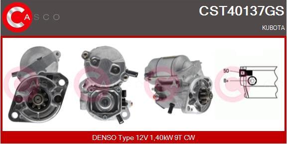 Casco CST40137GS - Starter www.autospares.lv