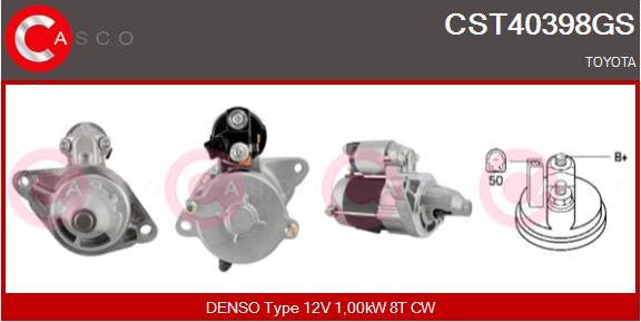 Casco CST40398GS - Starter www.autospares.lv