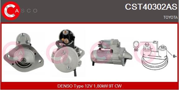 Casco CST40302AS - Starter www.autospares.lv