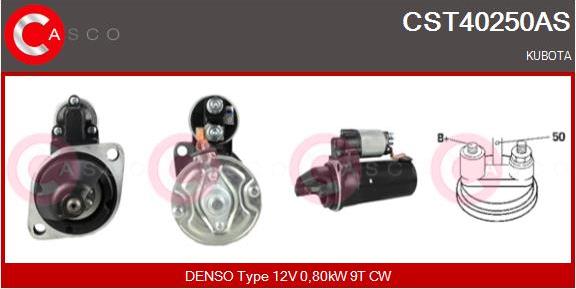 Casco CST40250AS - Starter www.autospares.lv