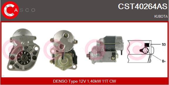 Casco CST40264AS - Starter www.autospares.lv