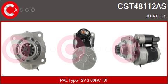 Casco CST48112AS - Starteris www.autospares.lv