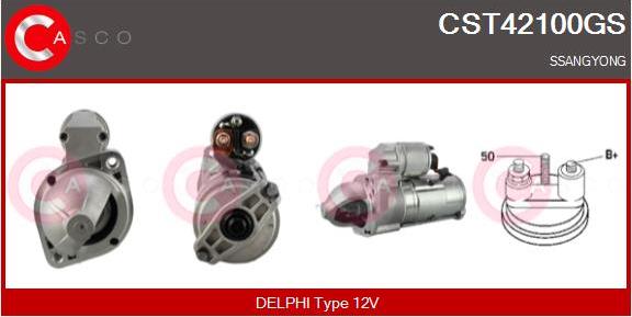 Casco CST42100GS - Starter www.autospares.lv