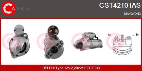 Casco CST42101AS - Starter www.autospares.lv