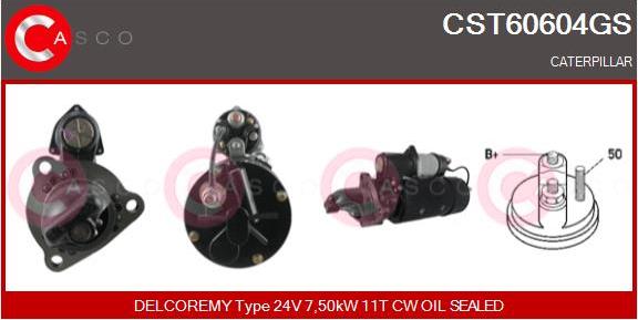 Casco CST60604GS - Starter www.autospares.lv